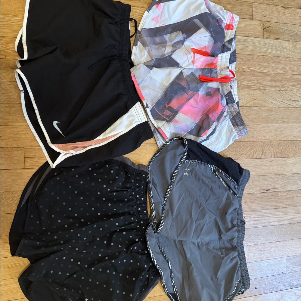 Nike and Under Armour Athletic Shorts Set